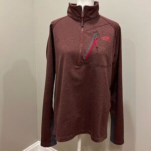 The North Face 1/4 Zip Pull Over Jacket Size Medium